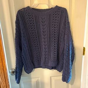 Light navy blue sweater!